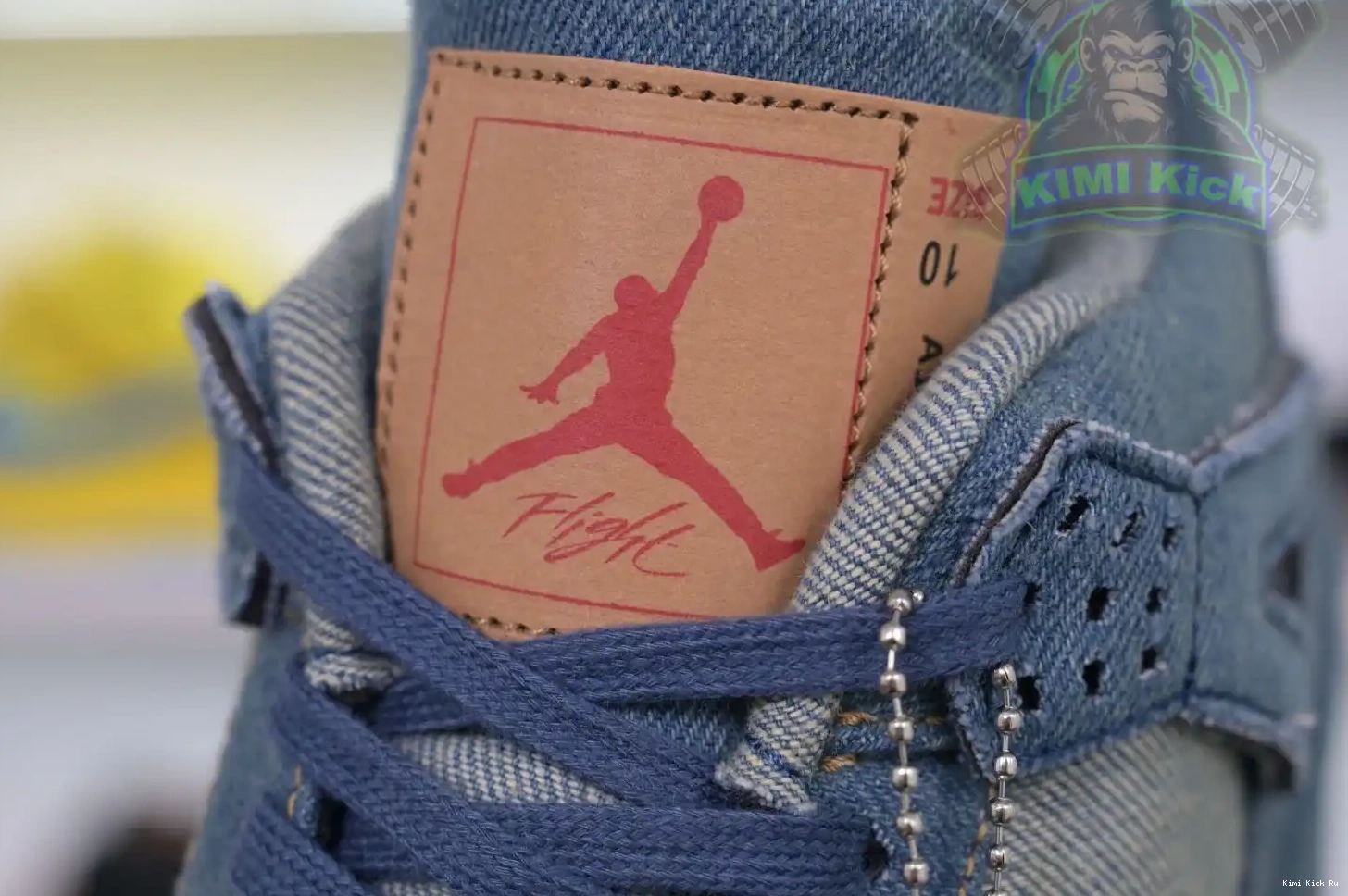Kimikick Jordan levis Air retro 4 denim Jordan 0703